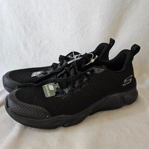 Skechers Relaxed Fit, All Black sneaker, size 10